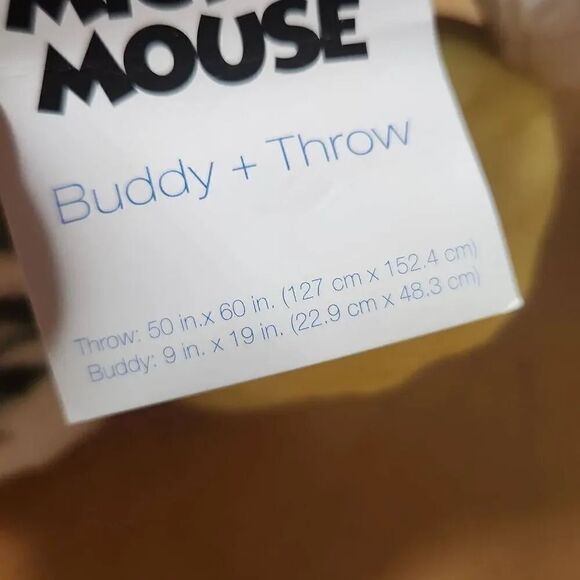 Disney Mickey Mouse plush and throw blanket - Picture 7 of 7